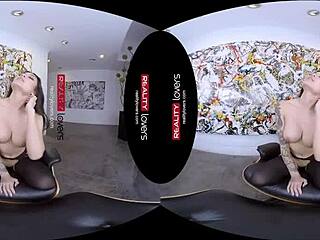 Virtual reality porn with the sexy Brenna Sparks