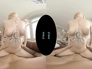 Virtual reality pov with the stunning blonde Kay carter