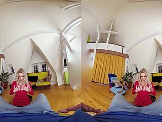 Blonde Czech Babe Fucks with Huge Boobs