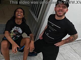 Pitoco Approaches Nymphet Jasmine Santanna for Hardcore Fucking