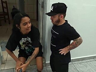 Pitoco Approaches Nymphet Jasmine Santanna for Hardcore Fucking