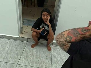 Pitoco Approaches Nymphet Jasmine Santanna for Hardcore Fucking