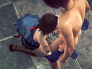 In this final fantasy hentai, yuna performs sucking and anal acts in a japanese asian manga anime porn scene