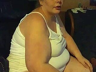 Pregnant BBW Wife Relaxing