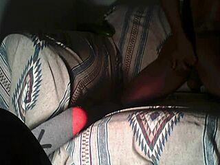 Black Boy Rides Cucumber First Time