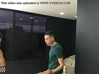 enjoying the surprise before the wedding with camila costa