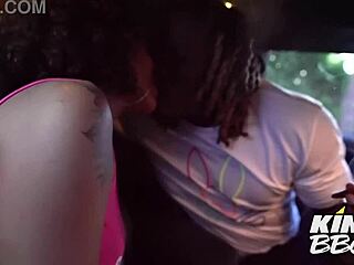 alix avery intensely sucks big cock in public parking lot