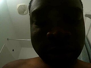 Solo BBC Shower Masturbation with Anal Plug Cum