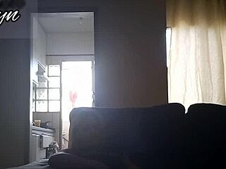 i came so hard on the sofa while masturbating for the boy