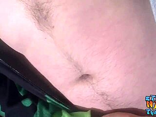 Hairy Tough Homosexual Sprays Big Load Solo