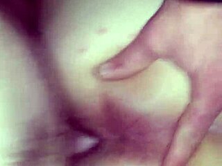 brunette with big ass begs for creampie in doggy with monster cock