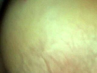 brunette with big ass begs for creampie in doggy with monster cock