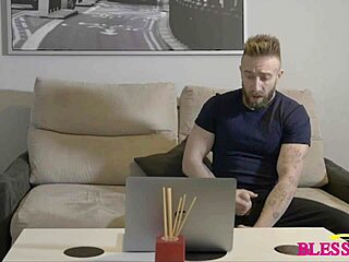 Watching Porn with Gay Friend Leading to Intense Blowjobs and Handjobs