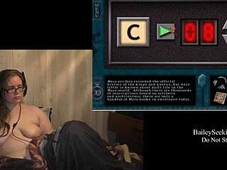 Naked Scarlet hand play. 😏