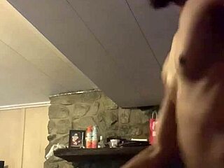 Ebony side chick rides cock rough in POV