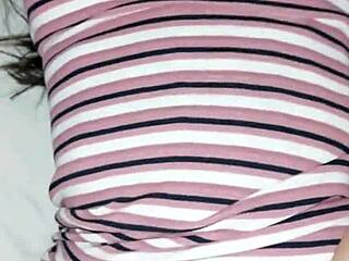 My friend wanted to see it, she was really wet