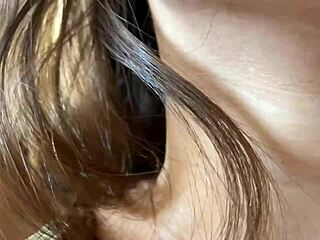 Cute Babe In Bikini Eaten In Room With Gooey Pussy