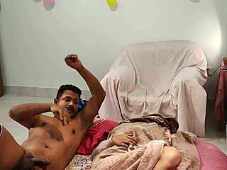 Two Boys Dominate Indian Girl in Threesome