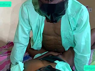 Wow, masturbated her pussy then fucked for halloween!