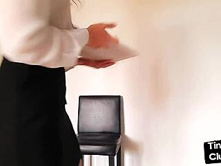 Babe humiliates small cocks 😈