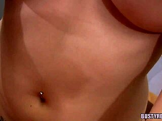 Sammie dances in panties showing big tits and ass