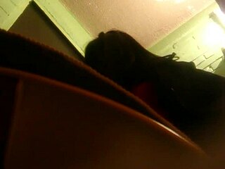 recording a girl at the party feeling festive