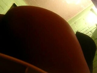 recording a girl at the party feeling festive