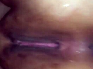 Latina girlfriend's pussy gapes after hardcore fucking