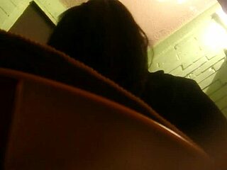 recording a girl at the party feeling festive