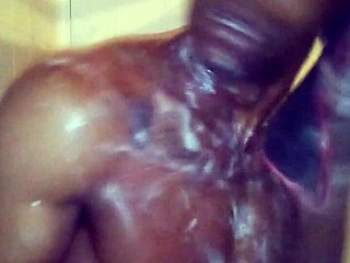 Take a relaxing shower with the group in the bathroom.