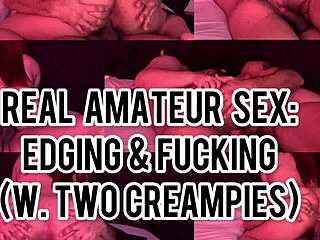 Real Amateur Latina Couple Edges And Fucks Until Creampie
