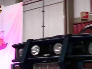 Mary Rider and Luna Dark Ride Dildos in Outdoor Lesbian Scandal with European Erotic Toys