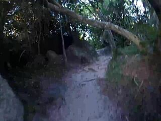 Lordshibarifloripa Rips Clothes Off Big Tits African Babe in Public Shibari