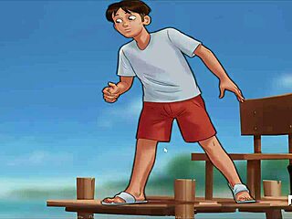 Discovering The Ocean's Secret While Jerking Off In Summertime Saga Episode 4 Scene 60