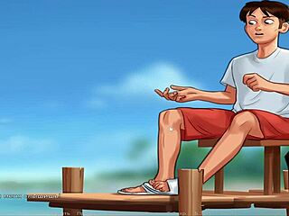 Discovering The Ocean's Secret While Jerking Off In Summertime Saga Episode 4 Scene 60