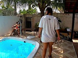 Bareback sex in Brazil with a hairy amateur