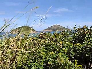 Orgia na praia de Abricó com Kadu Ventri e Renbri Carioca