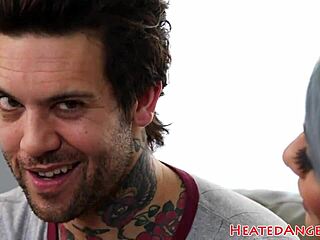 Busty Emo Babe With Piercings Rides Cock After Goth Foreplay