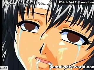 Sexy hentai-pige får røv knullet hårdt i intens anal med dyb pik og sædskud