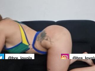 Brenada Loyola Loves Fucking Watching Brazil Game