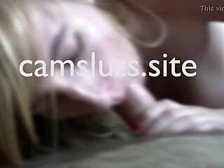 i watch this sexy blonde ride my huge cock