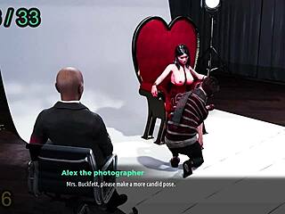 Monica modelo dá boquete sem censura pro velho em hentai 3D