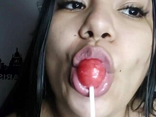 Imagine Me Licking Your Dick While Sucking This Lollipop?