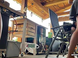 No panties! Party girls flashing pussy under skirts at BBQ!