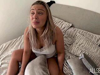 Minha meia-irmã Beth Bennett forçada a me chupar em POV taboo 😏