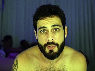 seven hairy guys go bare and naked in wild fun