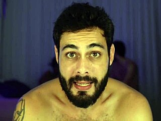 seven hairy guys go bare and naked in wild fun