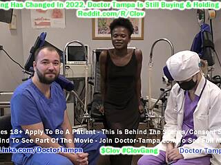 היי, תהיה רופא טמפה ותזעזע את רינה ארמס בבדיקה גינקולוגית ראשונה שלה מצולמת במצלמות נסתרות!