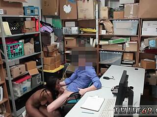 Black lipstick blowjob tease