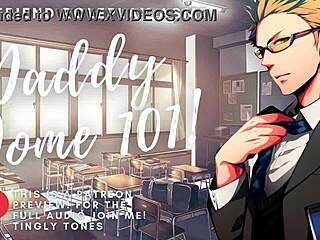 Dominant teacher offers extra help in roleplay.